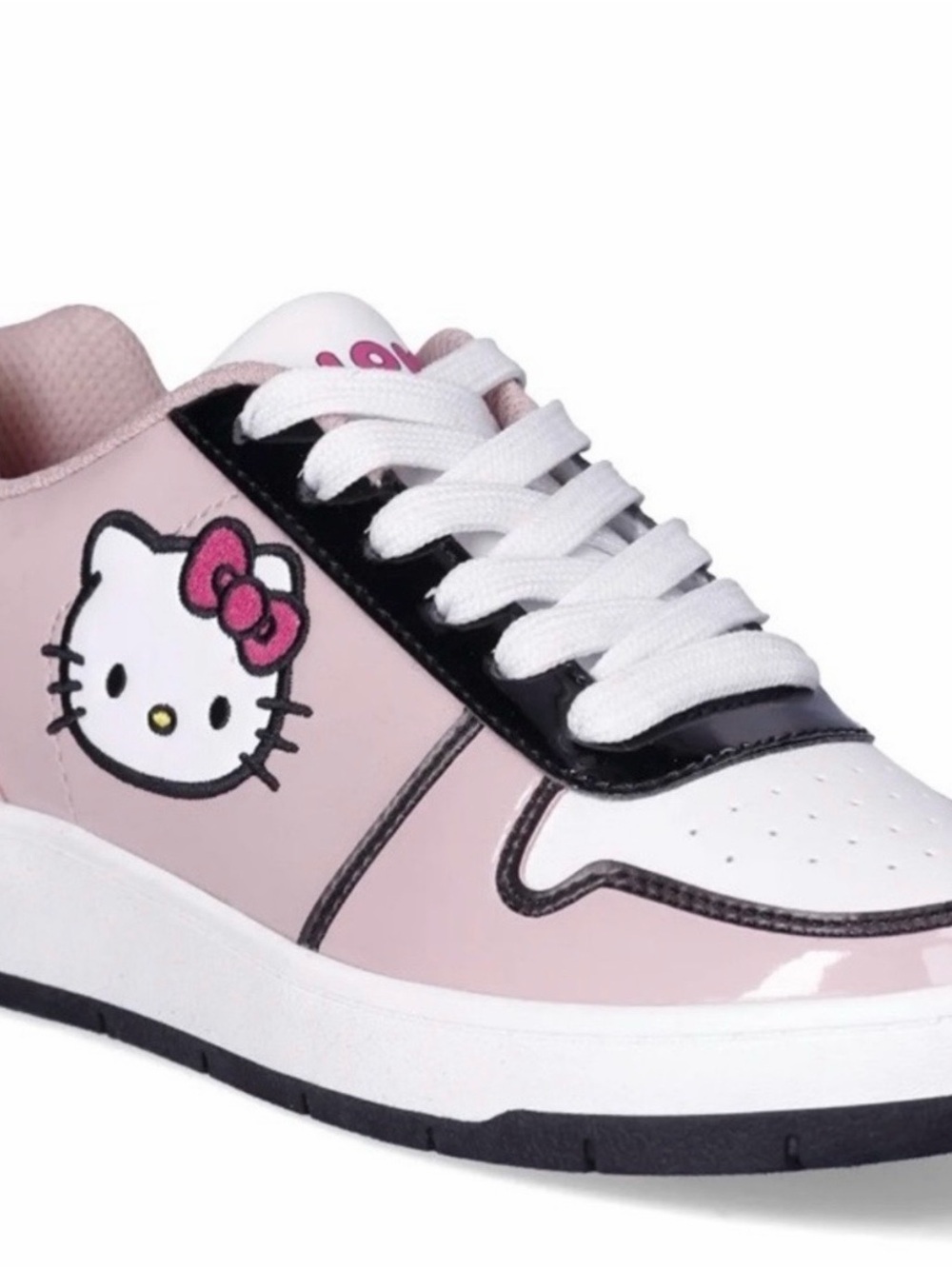 Hello Kitty Pink and White Women's Sneakers